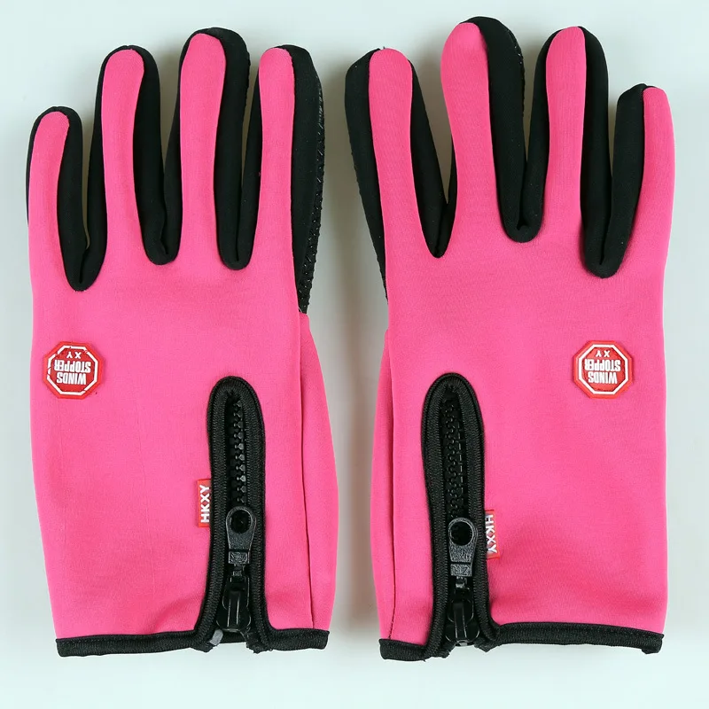 Перчатки для горного велосипеда гоночные перчатки сенсорного экрана зимние теплые