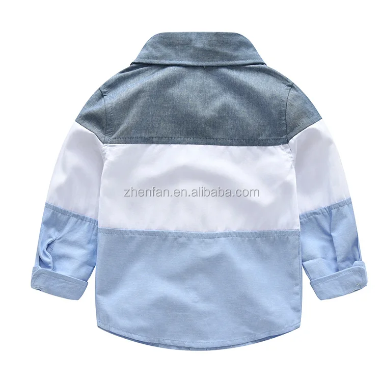 Осенняя красивая рубашка с длинным рукавом для мальчиков, сочетающаяся с длинными брюками