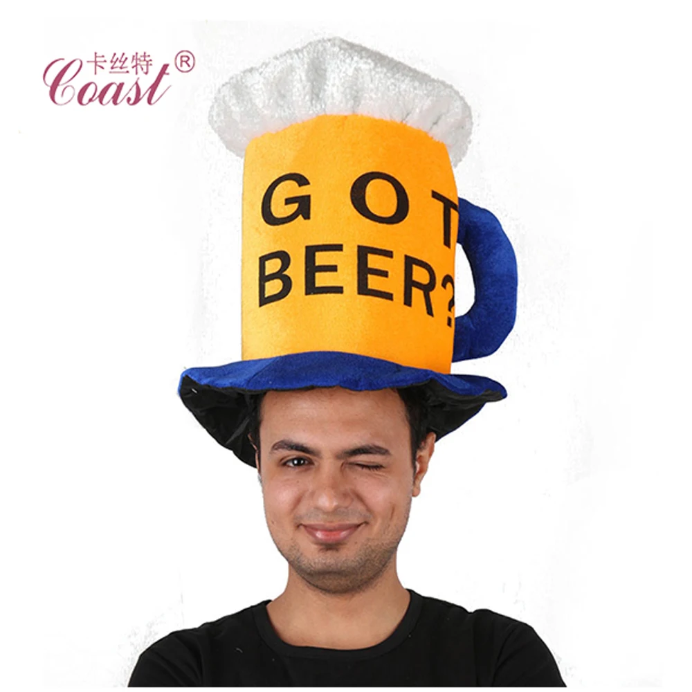 Details about   Krazy Lids Octoberfest Funny Beer Hat BeerFest Stein Drinking Hat 12" Tall