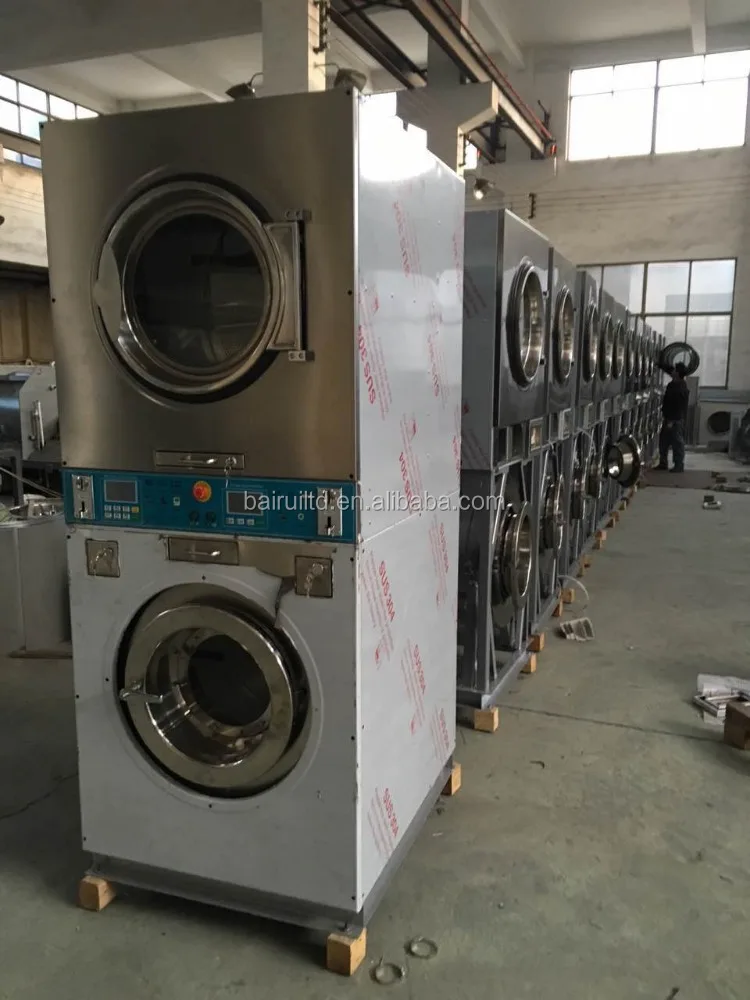Coin Operated Stack Washer and Dryer for Laundrette