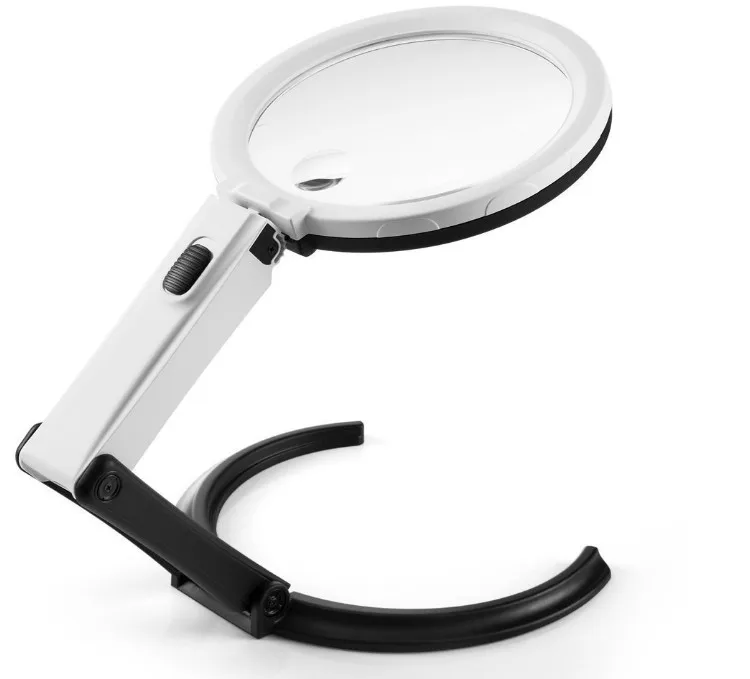 Plug-In Desk Typed Handheld Dual Purpose Magnifying Glass with Led Light MG3B-1D