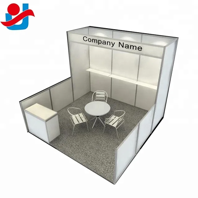 10x10 trade show booth design