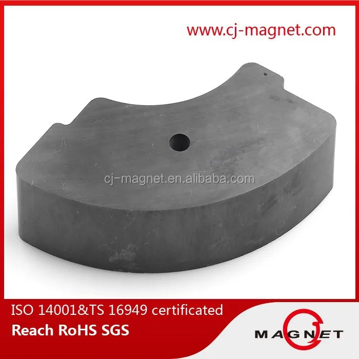 Y35 пользовательские ферритовый магнит для двигателя