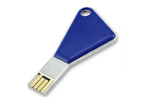 Wholesale Gift Items Irregular Shape Metal Key Ring USB Flash Drive USB Flash Key 64GB - ANKUX.COM