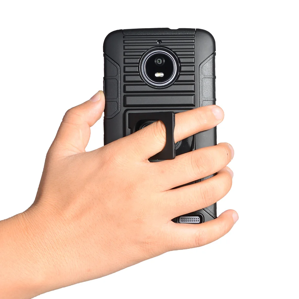 Robot Case for Motorola E4 Plus Shockproof Kindstand