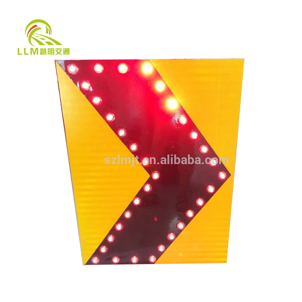 Arrow Traffic Direction Indicator Strobe Turn Lights for Solar LED Road Safety Indicator