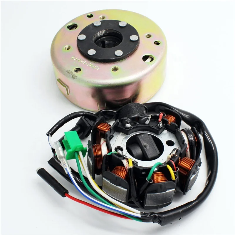 GY6 50cc Magneto Stator Racing Ignition Coil CDI Box Moped Scooter ATV Go Kart E - Foto 4