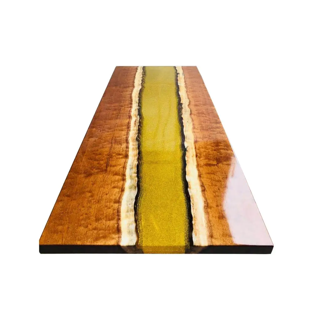 yellow resin table