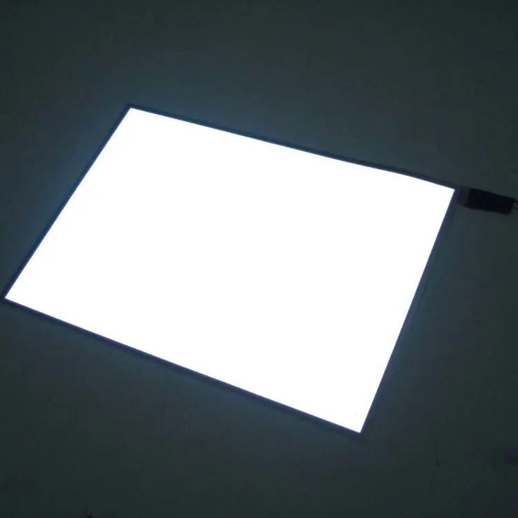 5x5cm light up colorful flexible cuttable backlight sheet el panel for backlit