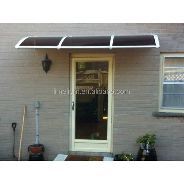 Limelight Aluminium Frame And Bronze Polycarbonate Panel Door Awning For Sun Shade Buy Shed Entry Door Canopy Diy Door Canopy Door Roof Canopy Product On Alibaba Com