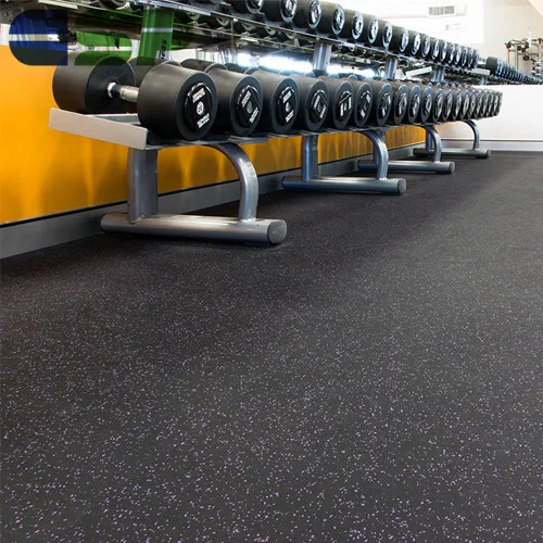 Heavy Duty Gym Rubber Flooring Mats for Fitness Lifting