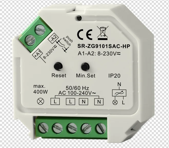 SUNRICHER - Interrupteur Zigbee 3.0 Green Power avec panneau solaire