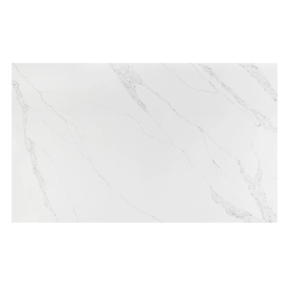 Custom Artificial Mystic White Quartz Stone Countertops