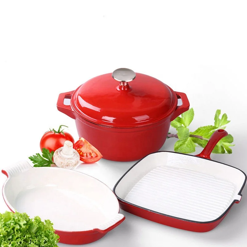 Masterclass Premium Wok Cookware Set Cast Iron La Sera