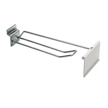 Slatwall Hooks Chrome Peg Slat Wall Retail Display Metal Hook With ...