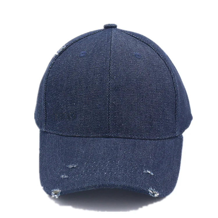 plain denim hat