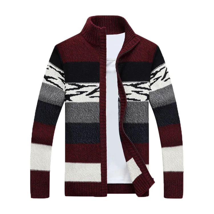 Cheap Price Custom Nice Sweater Men Beautiful Design Zip Cardigan Age Delay Item Sweater