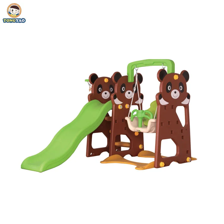 Swings Slide Set Playground Garden Playhouse Small Plastic Outdoor For