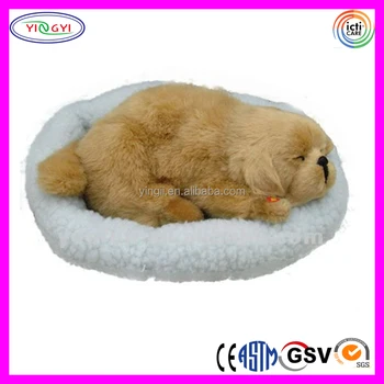 sleeping dog stuffed animal