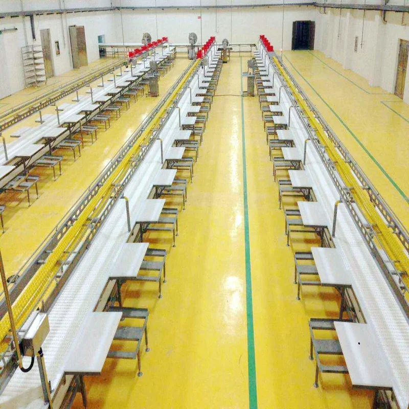 CE Standard Automatic Meat Beef Cutting Processing Belt Conveyor for Meat Plant