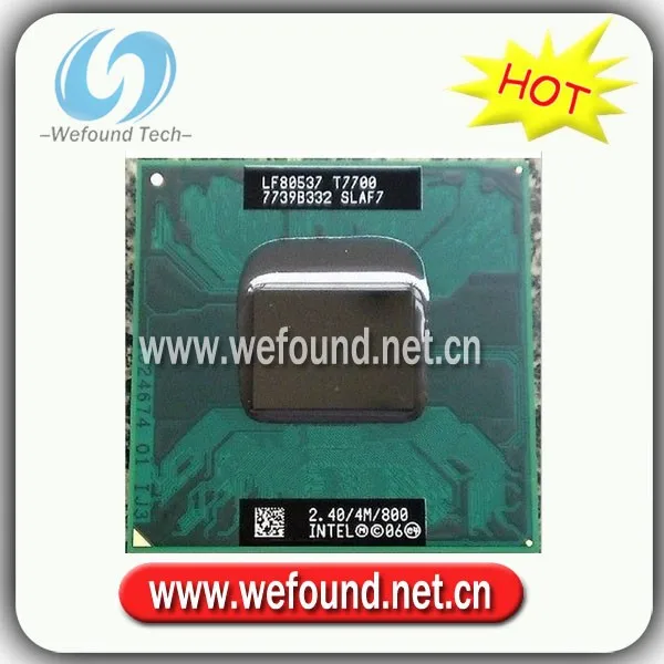 Intel Core 2 Duo T7700 Slaf7 2 4g 4m 800mhz Socket P Mobile Cpu Processor Buy T7700 Slaf7 Product On Alibaba Com