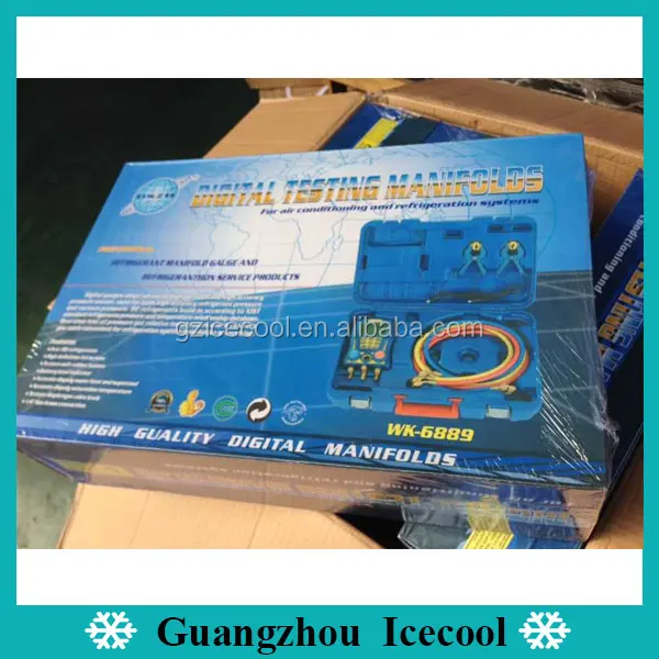 R1234YF DSZH デジタルマニホールドデジタルゲージ WK-6889 圧力計 1.5