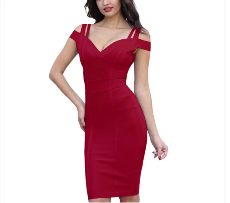 Stunning Red Bodycon Gown
