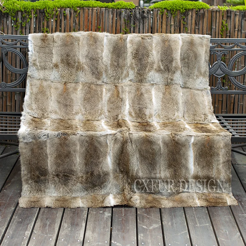 rabbit fur comforter
