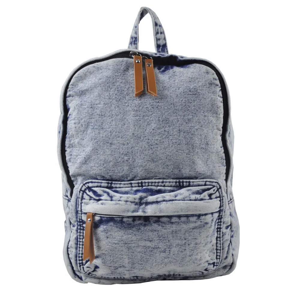 Shop Our Hot Selling Custom Pure Color Jean Cowboy Backpack