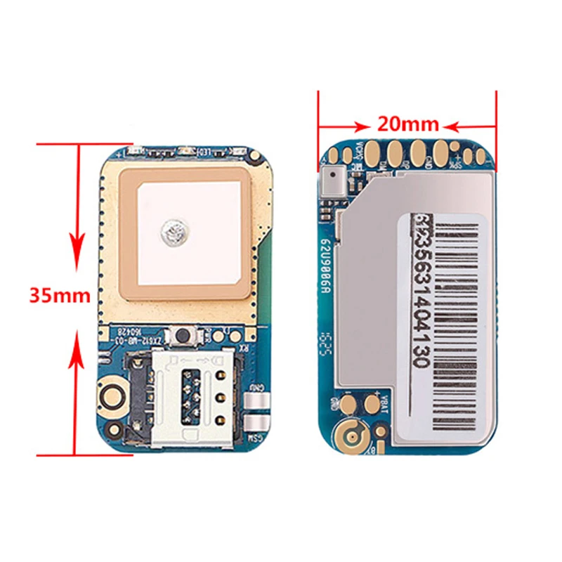 ZX612 Mini GPS Tracker Motherboard - Precision & Portability
