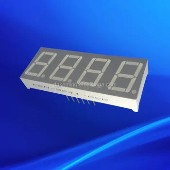 Ultra red indoor 5641 inch 7 segments 4 digit led numeric display
