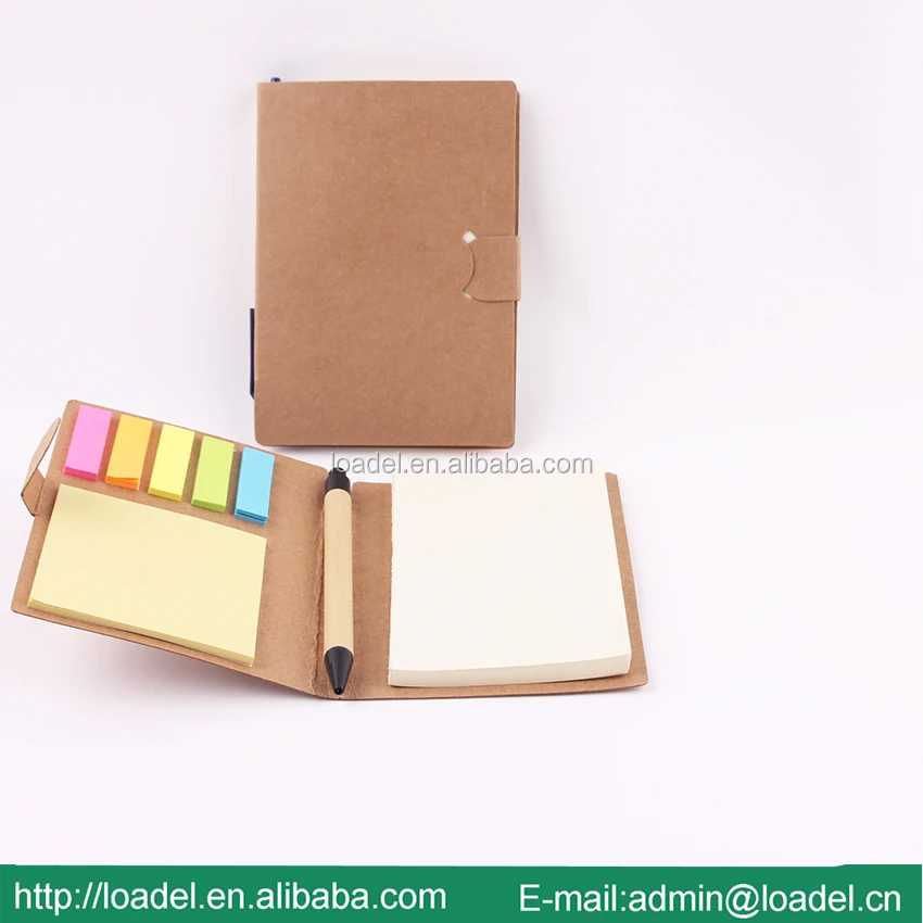 Small Eco Friendly Cheap Notepad with Pen