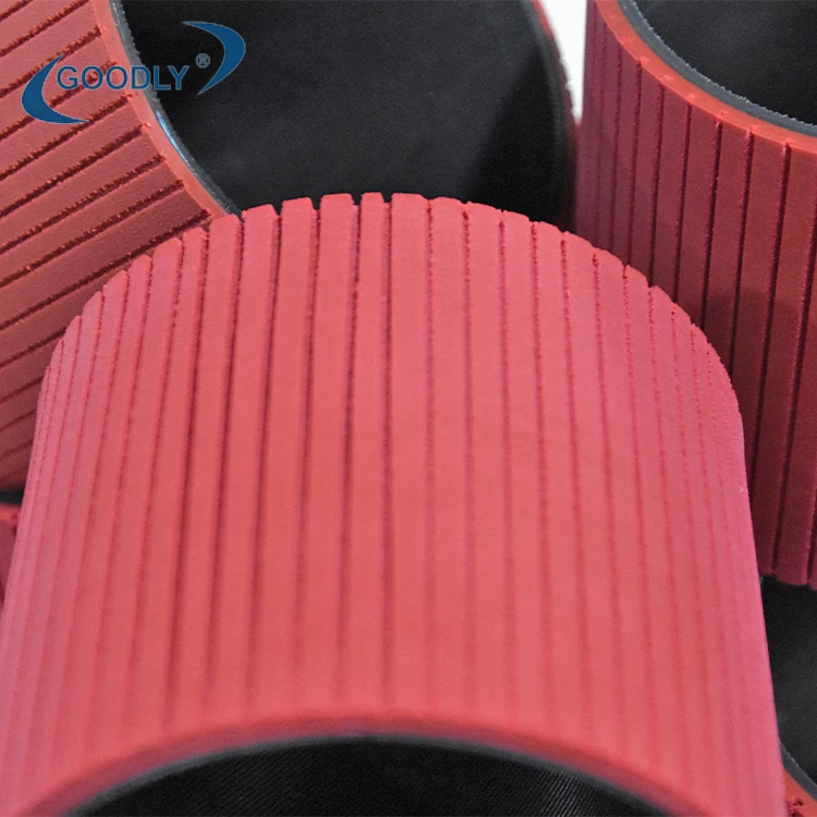 
Высоко Качестенные промышленные Длина 305 мм бесшовные рифленая красное резиновое покрытие плоский ремень оповещают машина пояса 