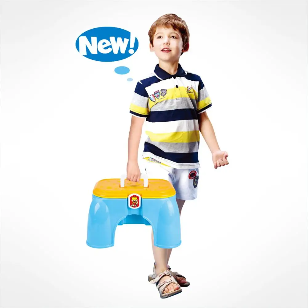 2 в 1 пластик Модель игрушки Детский табурет & детей инструмент Kit Электронная игрушка для