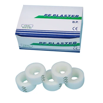 Waterproof microporous transparent medical plaster clear surgical PE tape
