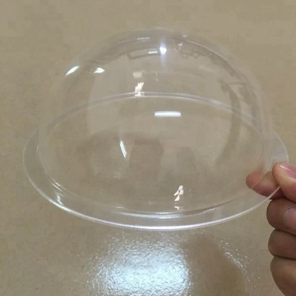 large acrylic plastic sphere half domes