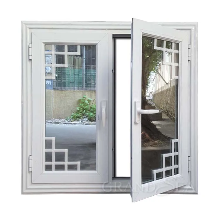 Cheap Aluminum Tempered Glass Casement windows for Nigeria