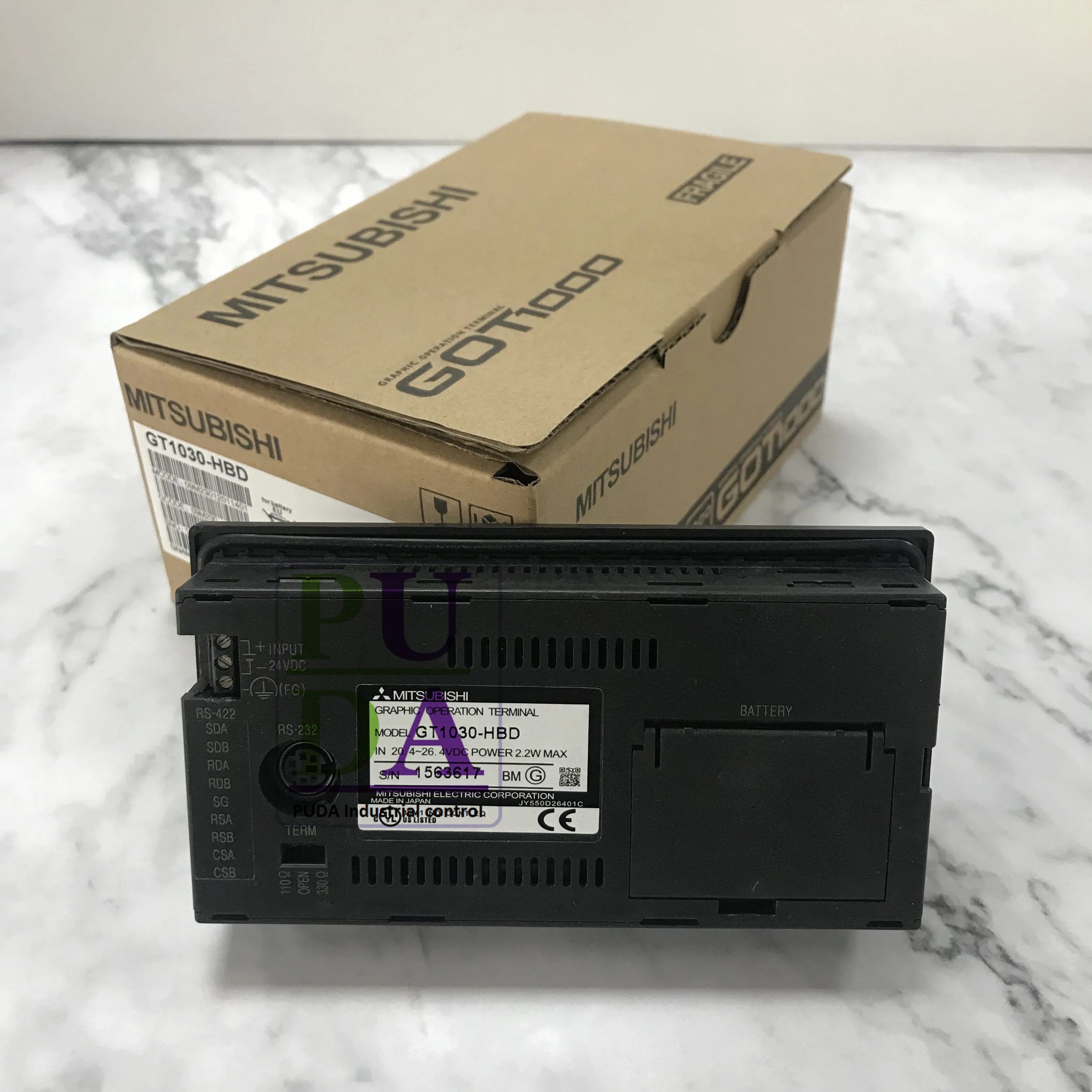 Spot Goods for New Mitsubishi Touch Screen HMI GT1030-HBD