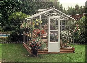 Small Steel and Glass Commercial Garden Greenhouses for Agriculture Use