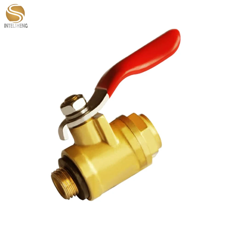 Valvola Sfera Quarto Di Giro Valvola A Sfera Ottone 1/4 Di Giro - Per Acqua, Gas, Olio E Aria Fitting Industriale Ottone - Foto 5