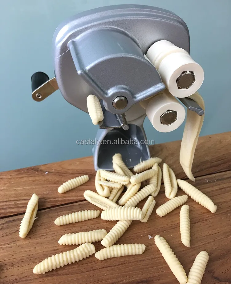 Cavatelli Maker Machine w Easy to Clean Rollers - Makes Authentic