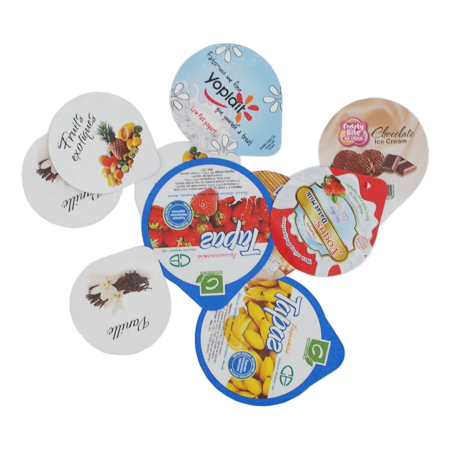 Die Cut Aluminum Yogurt Lids - Pakroll