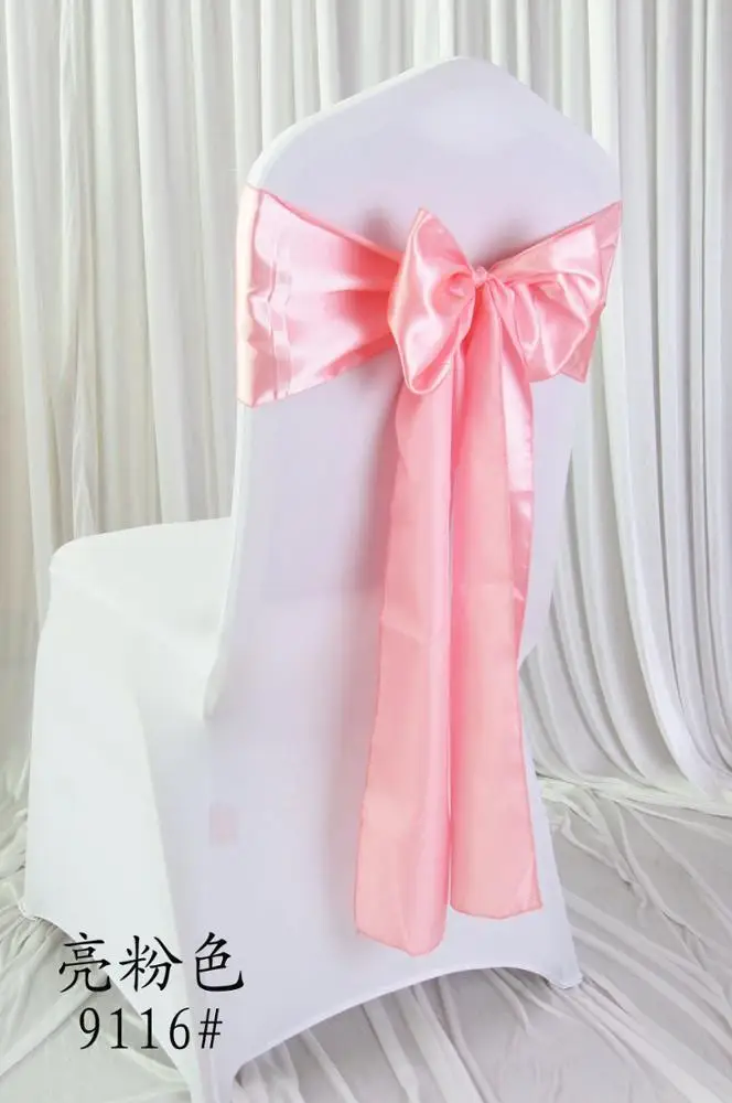 
Wedding satin chair sashes for banquet chair covers decoration 