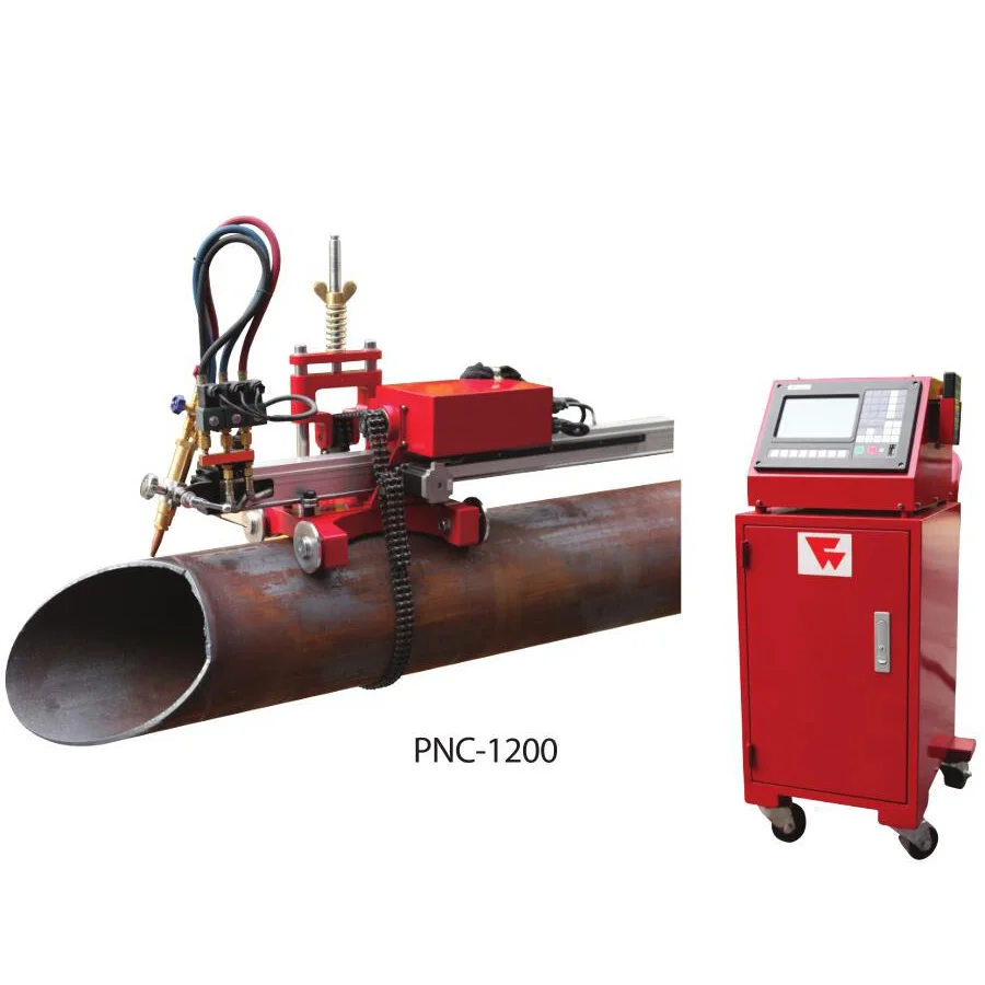 Portable machines for cutting tubes and pipes