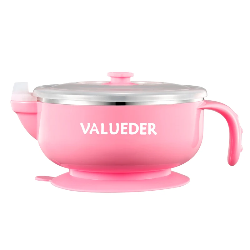 VALUEDER Baby Stainless Steel Feeding set with Baby Feeding Bowl