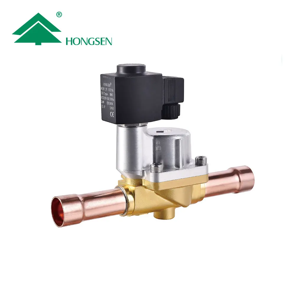 HONGSEN Model HVH Piston Type Miniature Solenoid Valve 24V 12V 220V for Stage Injection