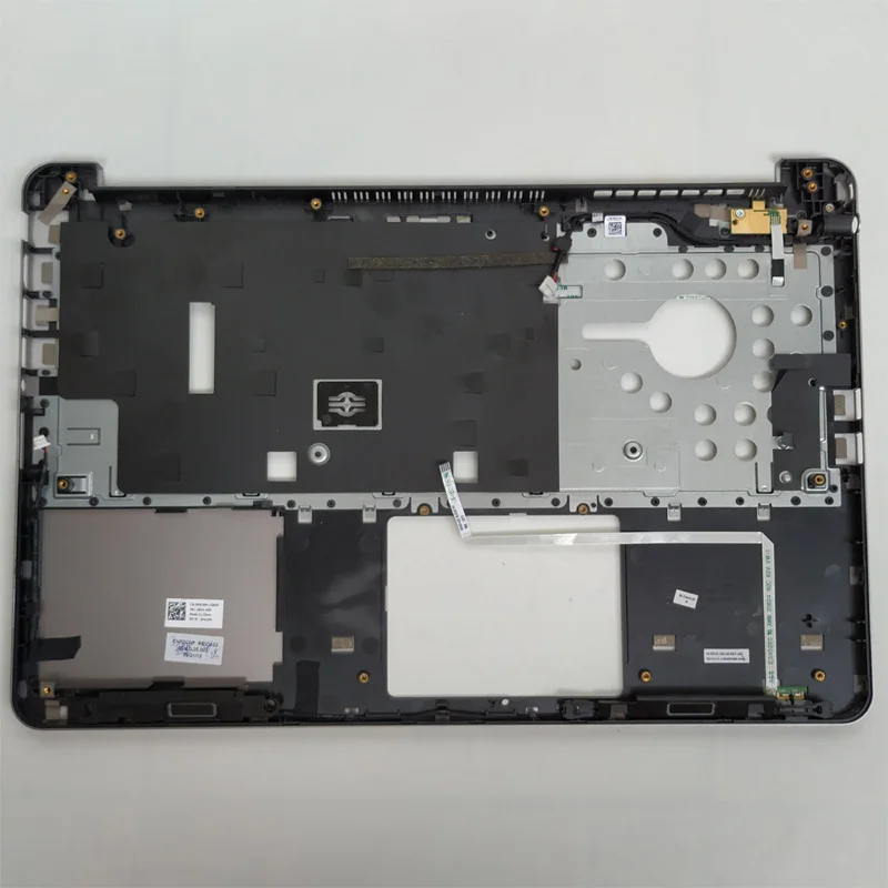 SUNMALL Teclado De Repuesto Para Laptop Con Retroiluminación Y Marco Compatible Con Dell Inspiron 15 7000 7537 P36F Series Silver US Layout