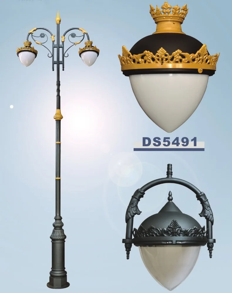 6m Decorative Garden Light Pole