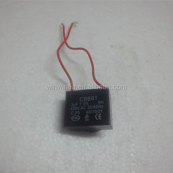 Пусковой конденсатор двигателя переменного тока CBB61 3 мкФ