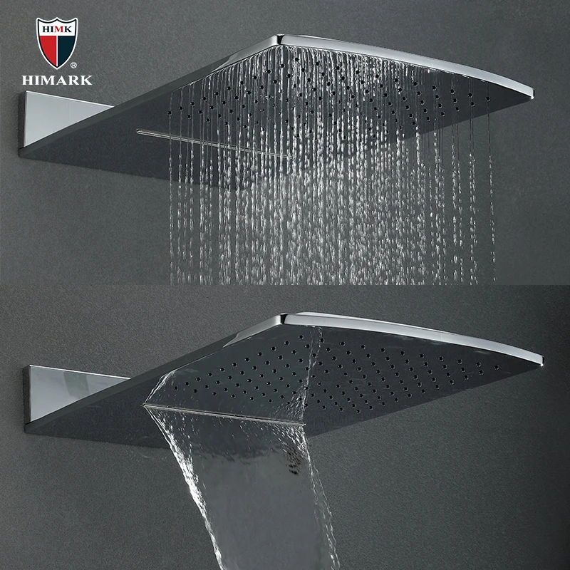 HIMARK High Pressure Shower Panel Waterfall Dual Wall Mount Large Big ...